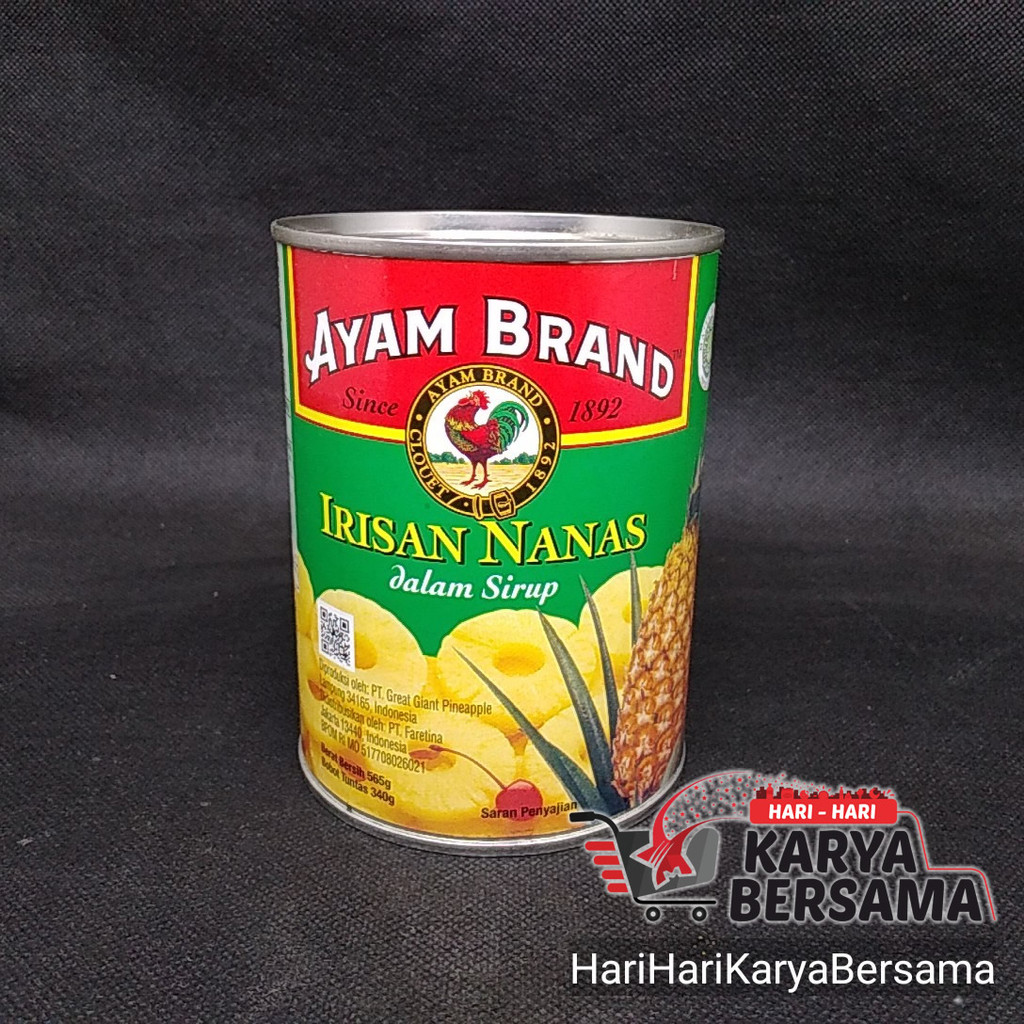 

BUAH KALENG NENAS AYAM BRAND PINEAPPLE SLICES 565GR