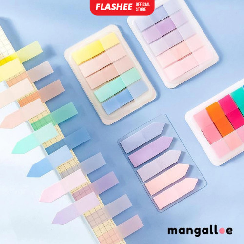 

Flashee Sticky Note Penanda Buku Warna-Warni Kertas Memo Pembatas Binder