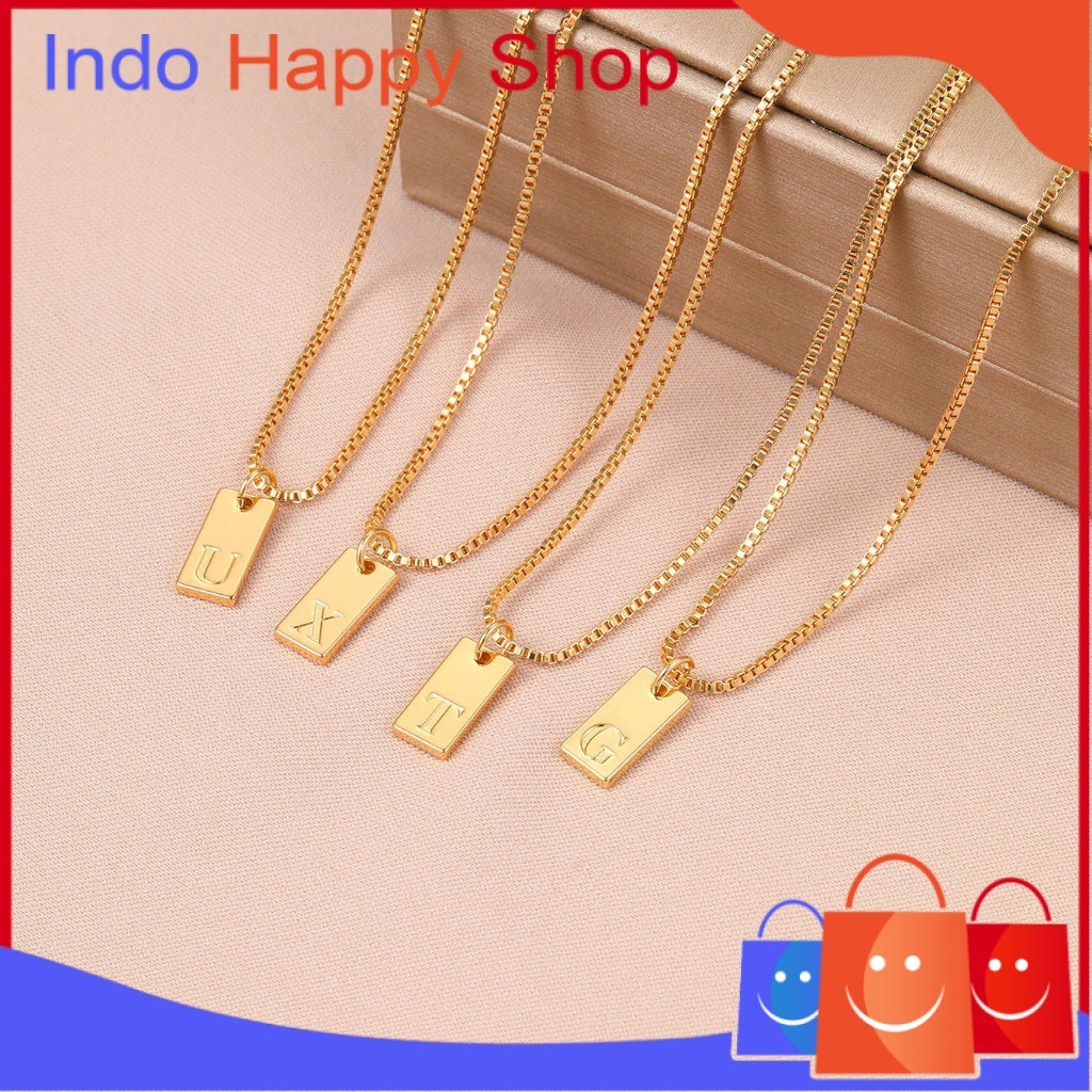 Kalung Simple Bandul Chips Huruf 𝕀ℍ𝕊 1252