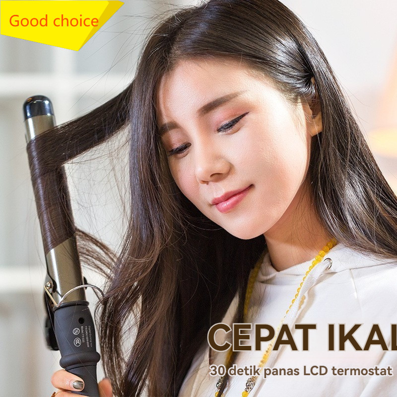 Alat Catokan Rambut Curly Gold Ceramic 32mm 38mm Catokan Curly Keriting Rambut / Catok Rambut Untuk 