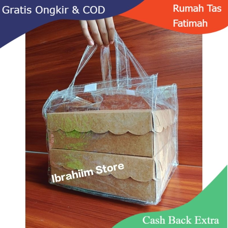 

Promo TAS MIKA TRANSPARAN TEBAL UKURAN 20X20 TAS HAJATAN NASI BOX TRANSPARAN By Rumah Tas Fatimah