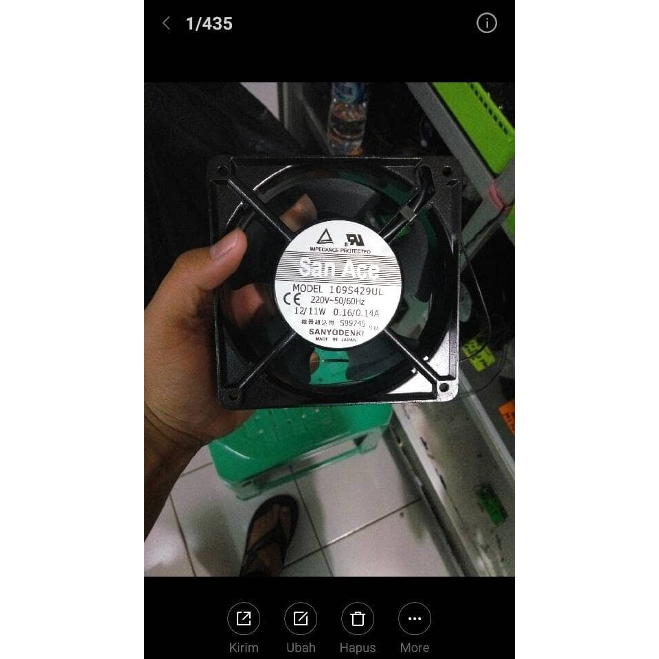 SB99 fan 220v 12cm bearing sun ace san ace sanace sanyo denki 109S429UL