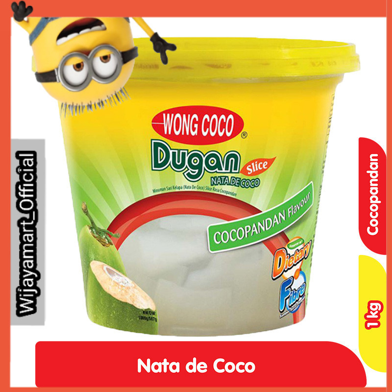 

WONG COCO Dugan Nata De Coco Rasa Cocopandan Bucket 1 kg