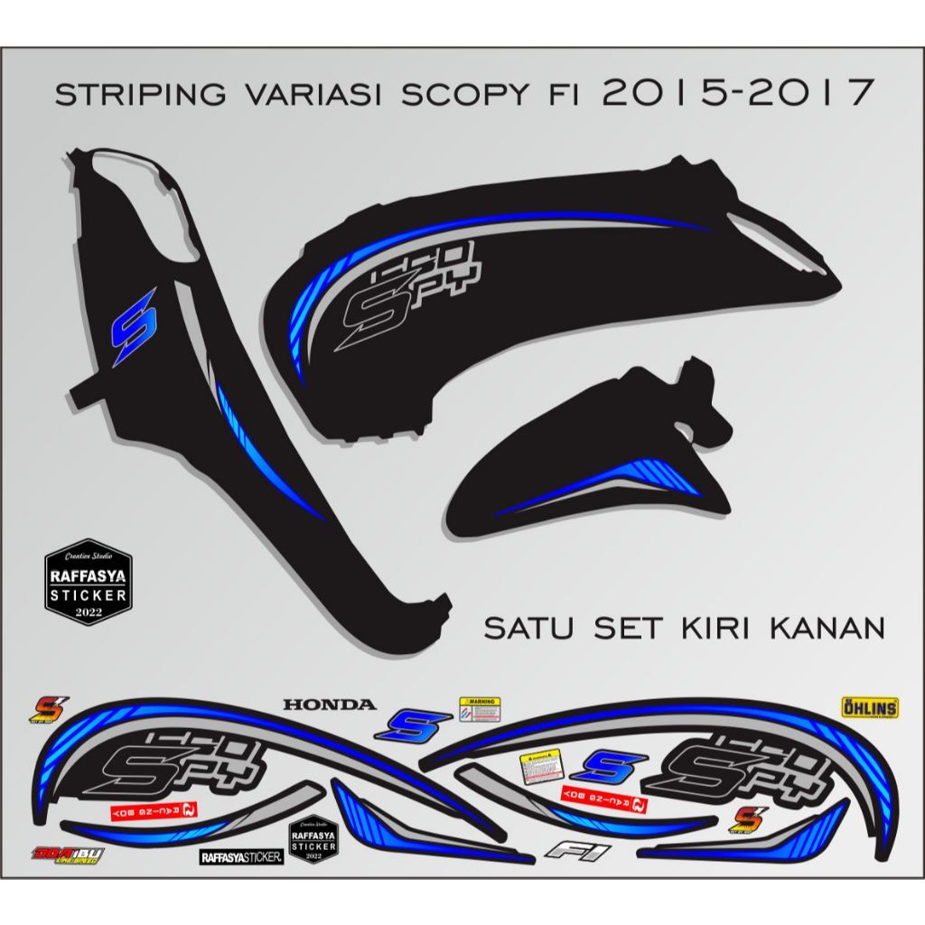 cod-striping variasi custom scoopy fi 2014-2017