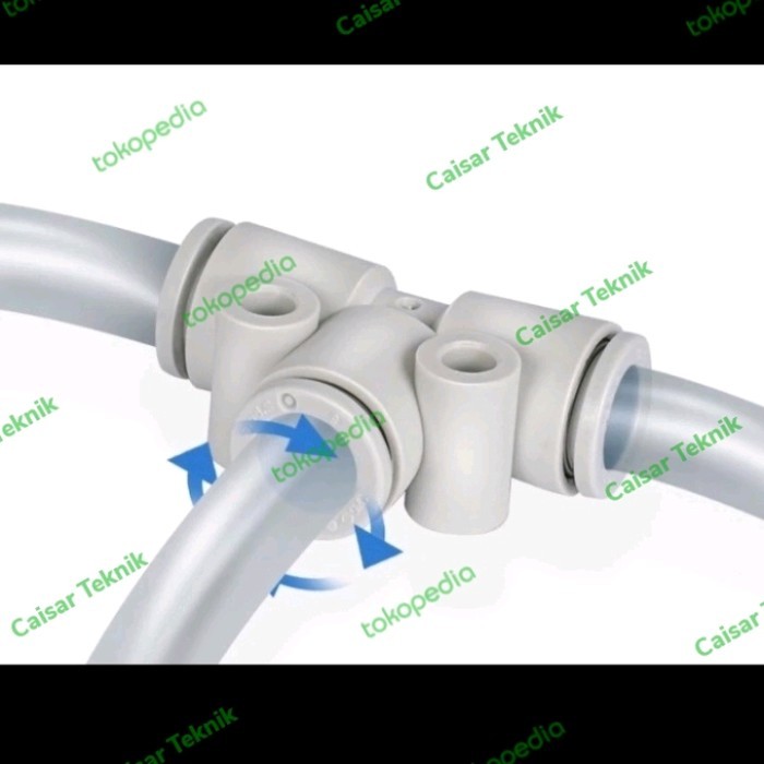 KQ2T08-06 SMC Fitting Sambungan Selang 8×8×6mm