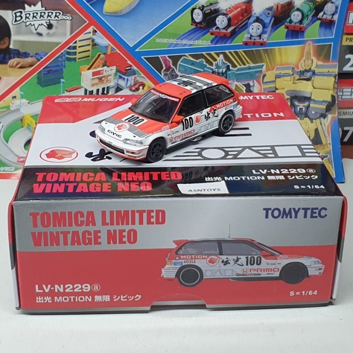 Tomica Limited Vintage Neo | Honda Idemitsu Motion Civic | LV-N229a