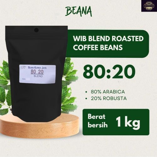 

WIB Blend Coffee Roasted Beans | Blend Kopi Robusta Arabica 1 Kg - Beana Roastery Semarang