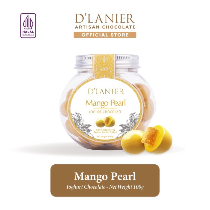 

D'Lanier Mango Pearl with Yogurt Chocolate (100gr)