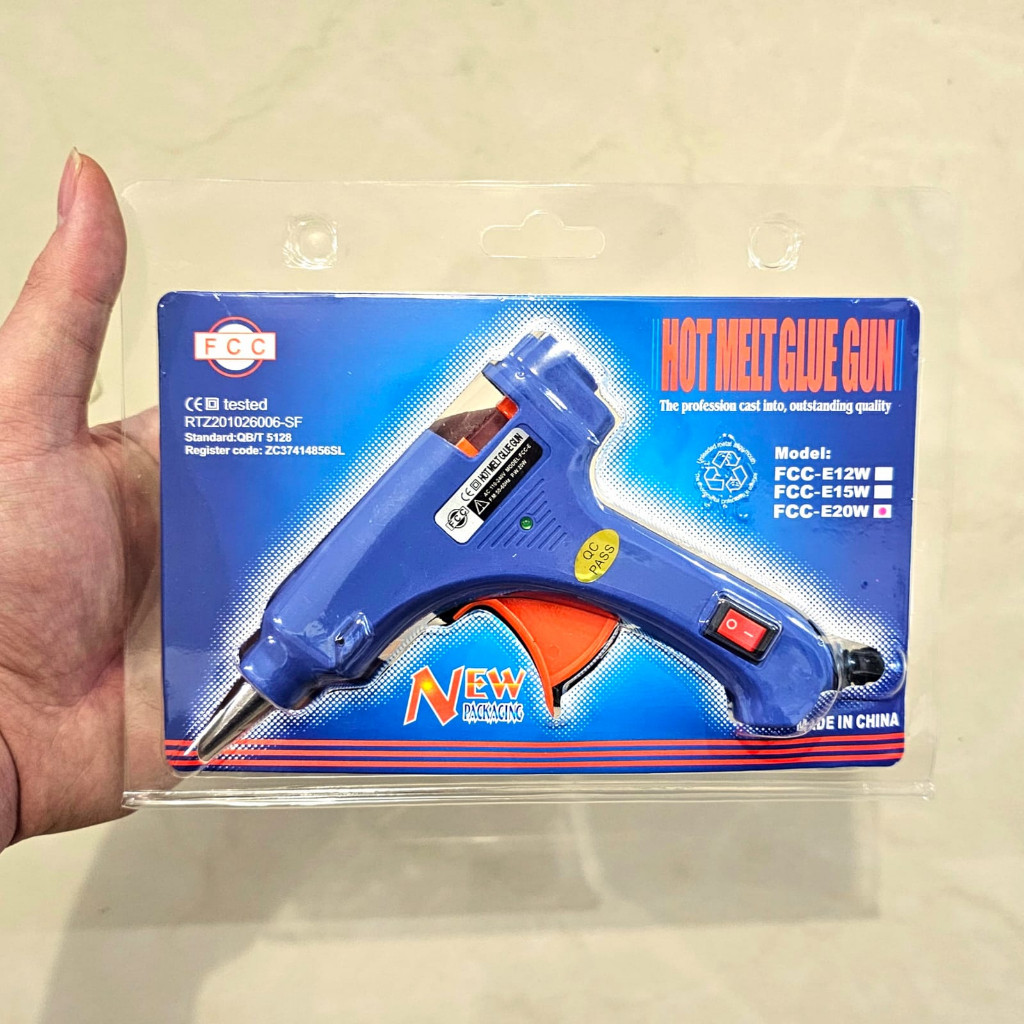 

Lem Tembak/Glue Gun Kecil FCC 20 Watt On/Off
