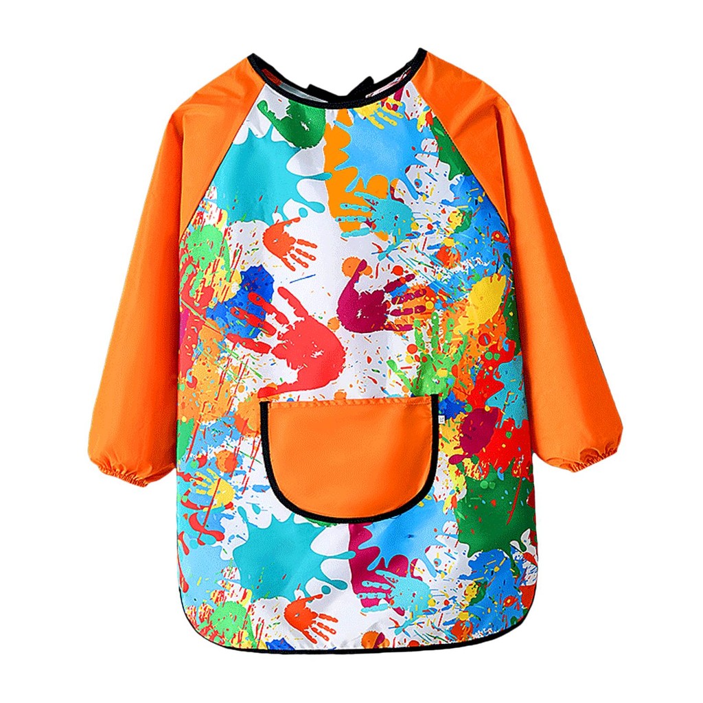 

Kids Art Smock Kindergarten Soft with Pocket Practical Paint Apron Paint Smock