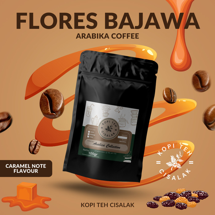 

Kopi Arabika Flores Bajawa 100 gram Biji dan Bubuk - Light to Medium Roast, Honey Processed