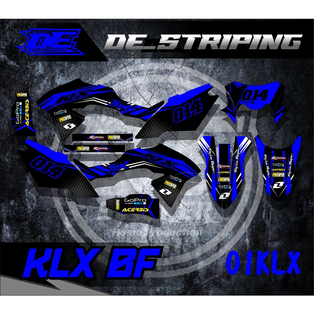 Striping Stiker Klx Bf Klx Striping Motor Klx Bf Se Extreme