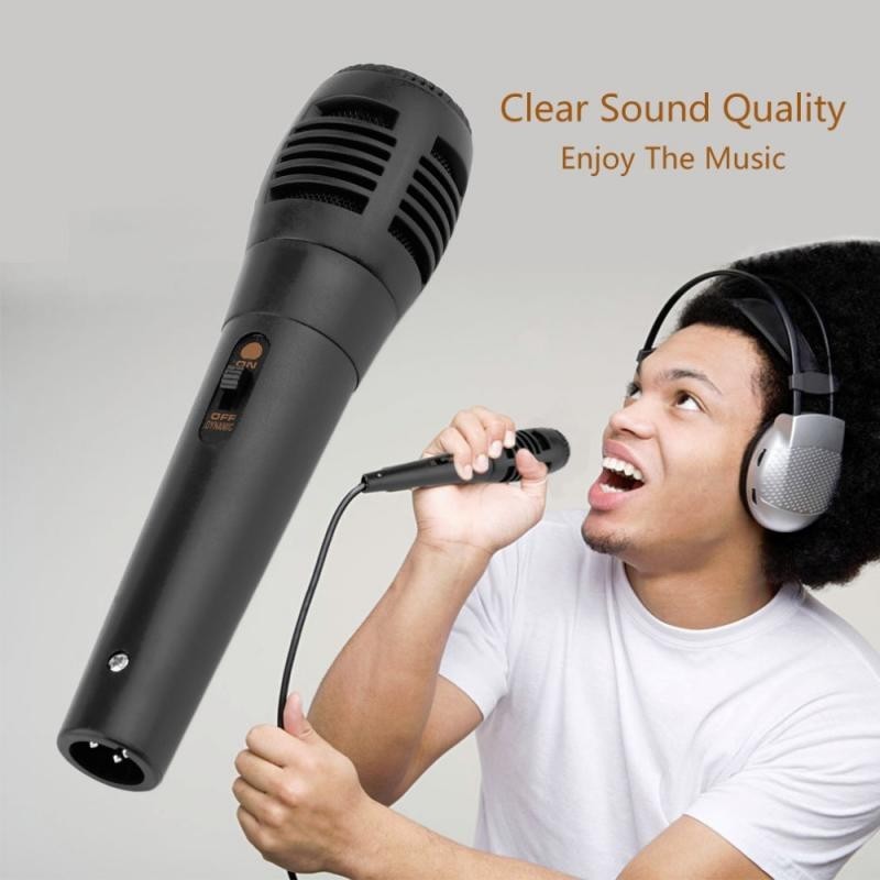 I* (CEK VARIASI) Mic Karaoke Aux 6.5mm / 3.5mm Mikrofon Kabel Karaoke Mix Karoke Speaker Bluetooth