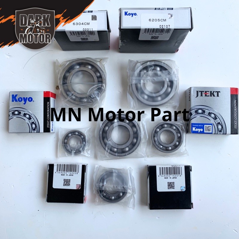 Bearing Laher Mesin Kruk as rasio Komplit Jupiter Z Vega R original Koyo Japan