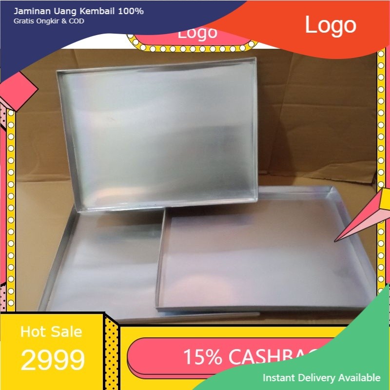 rfn loyang store  ,loyang kue kering 3 pcs (26 x 20x 1,5 cm)