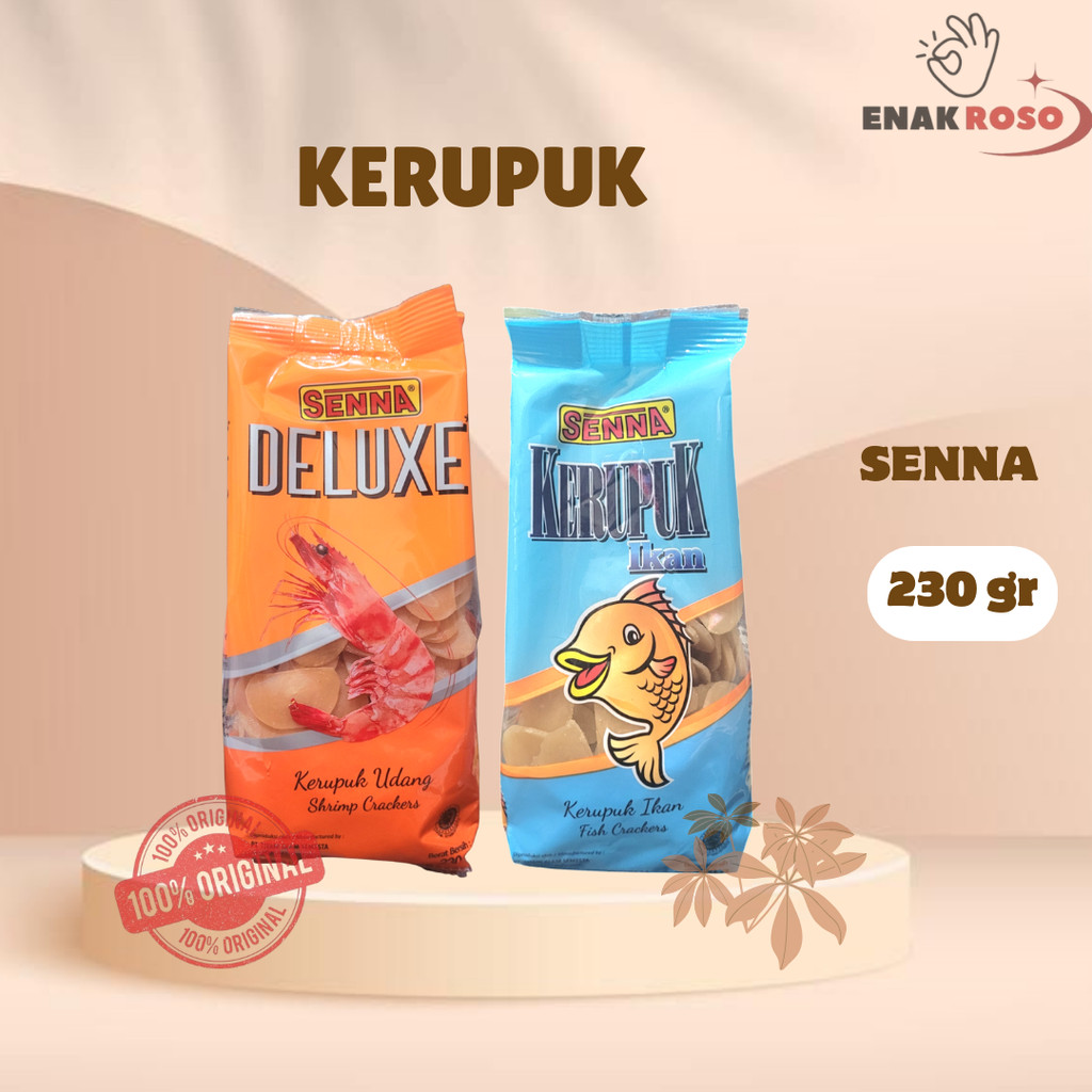 

Senna Kerupuk Deluxe Udang - Ikan 230Gr