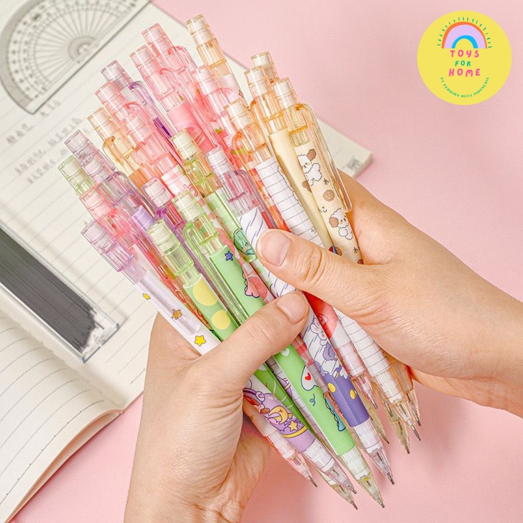 

Pensil Mekanik Karakter Lucu + Penghapus Mini TOYSFORHOME