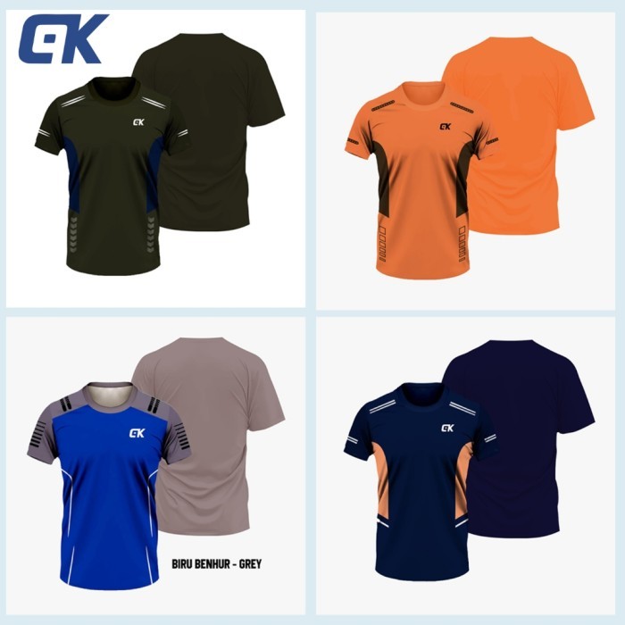 Kaos Jersey Olahraga Sport  | Dryfit | UNISEX PRIA WANITA CK0077