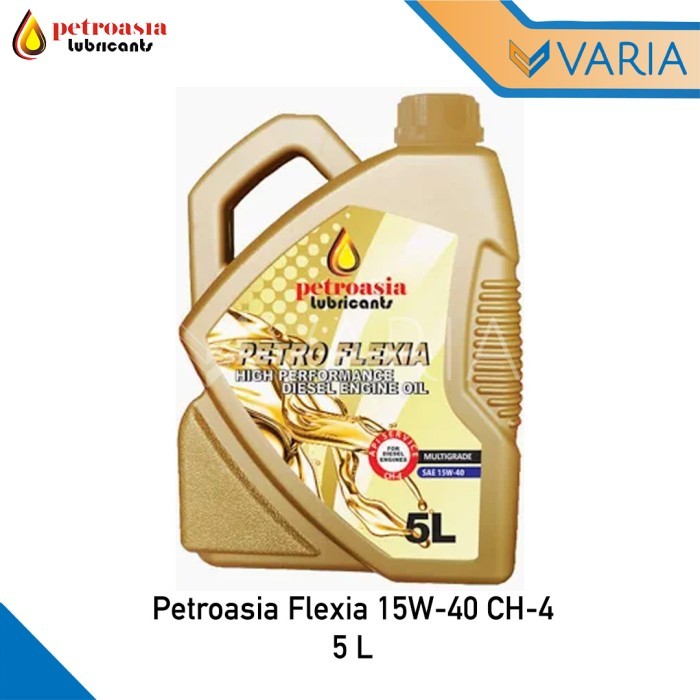 Petroasia Flexia API CH-4 5 L SAE 15W 40 Diesel Engine Oil High Performance Oli Mesin Mobil SNI