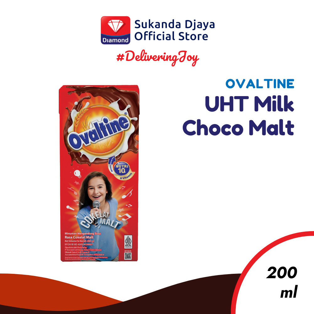 

Ovaltine UHT Milk Choco Malt 200 Ml