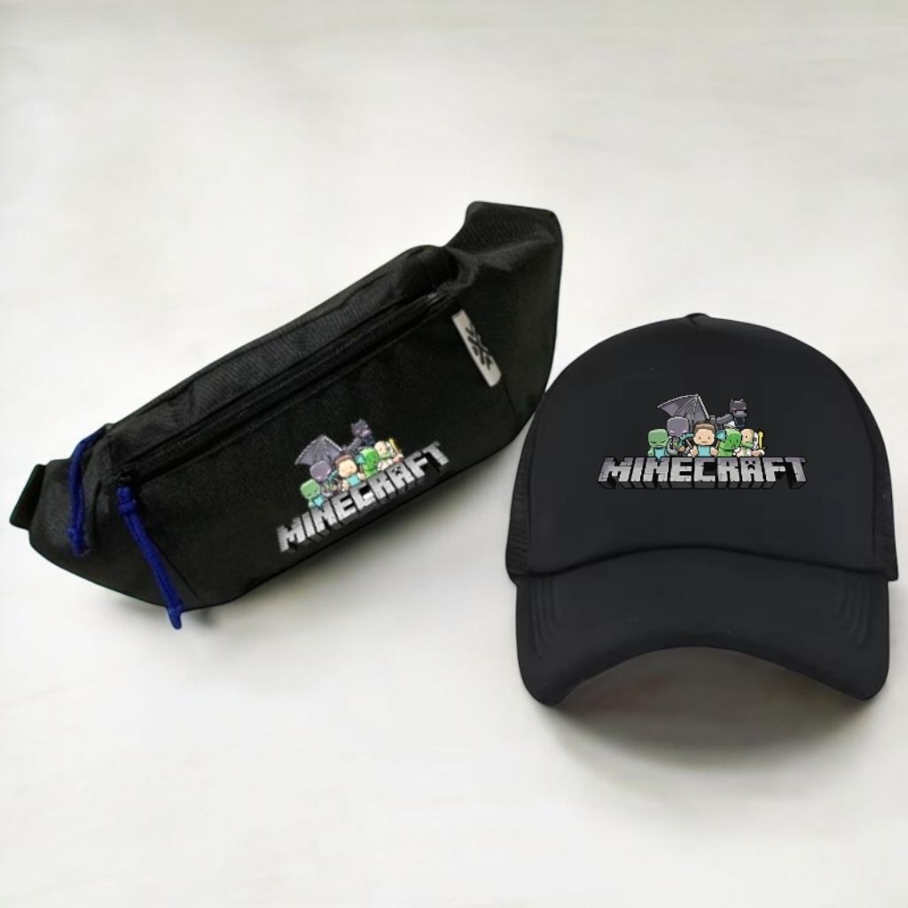 Abdullahbag - Tas Pinggang Anak Laki Laki Karakter Minecraft Keren