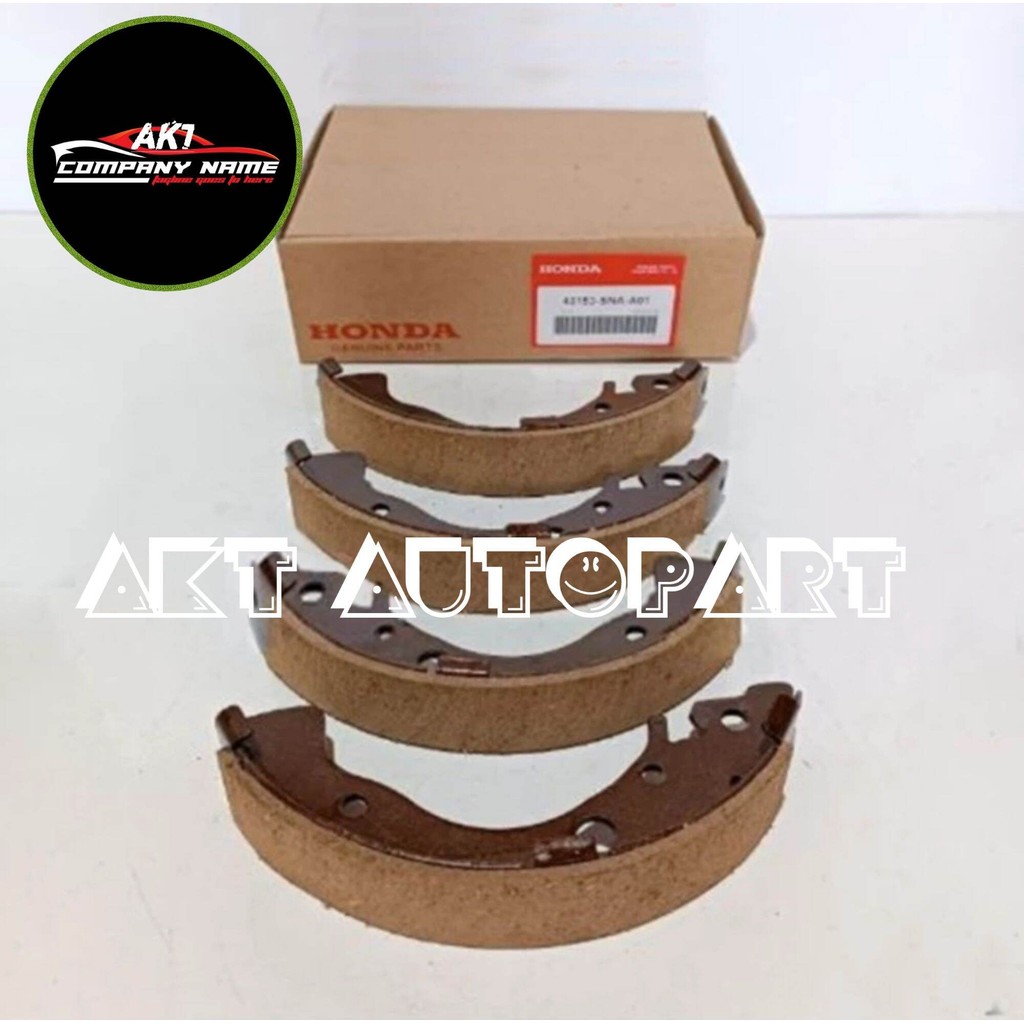 Brake shoe tromol rear kanvas kampas rem belakang Toyota Honda Jazz RS 43153-SNA-A01