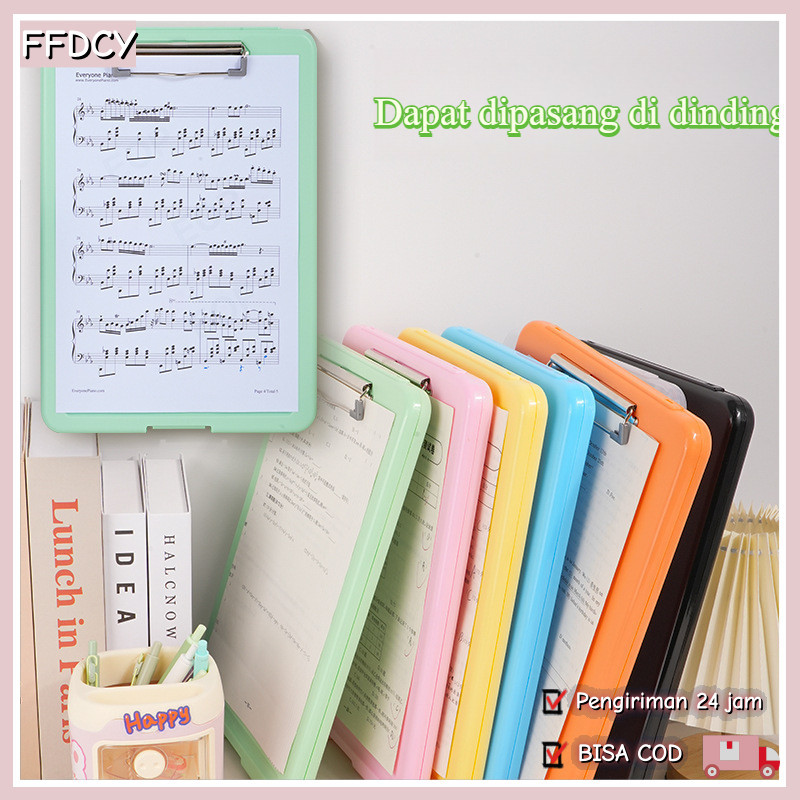 

2 in 1 Clipboard + Storage Alas Papan Ujian / Papan Jalan 2in1 / Clip Board A4-Perlengkapan Sekolah Dan Kerja