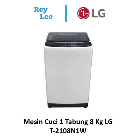 Mesin Cuci 1 Tabung 8 Kg LG T-2108N1W