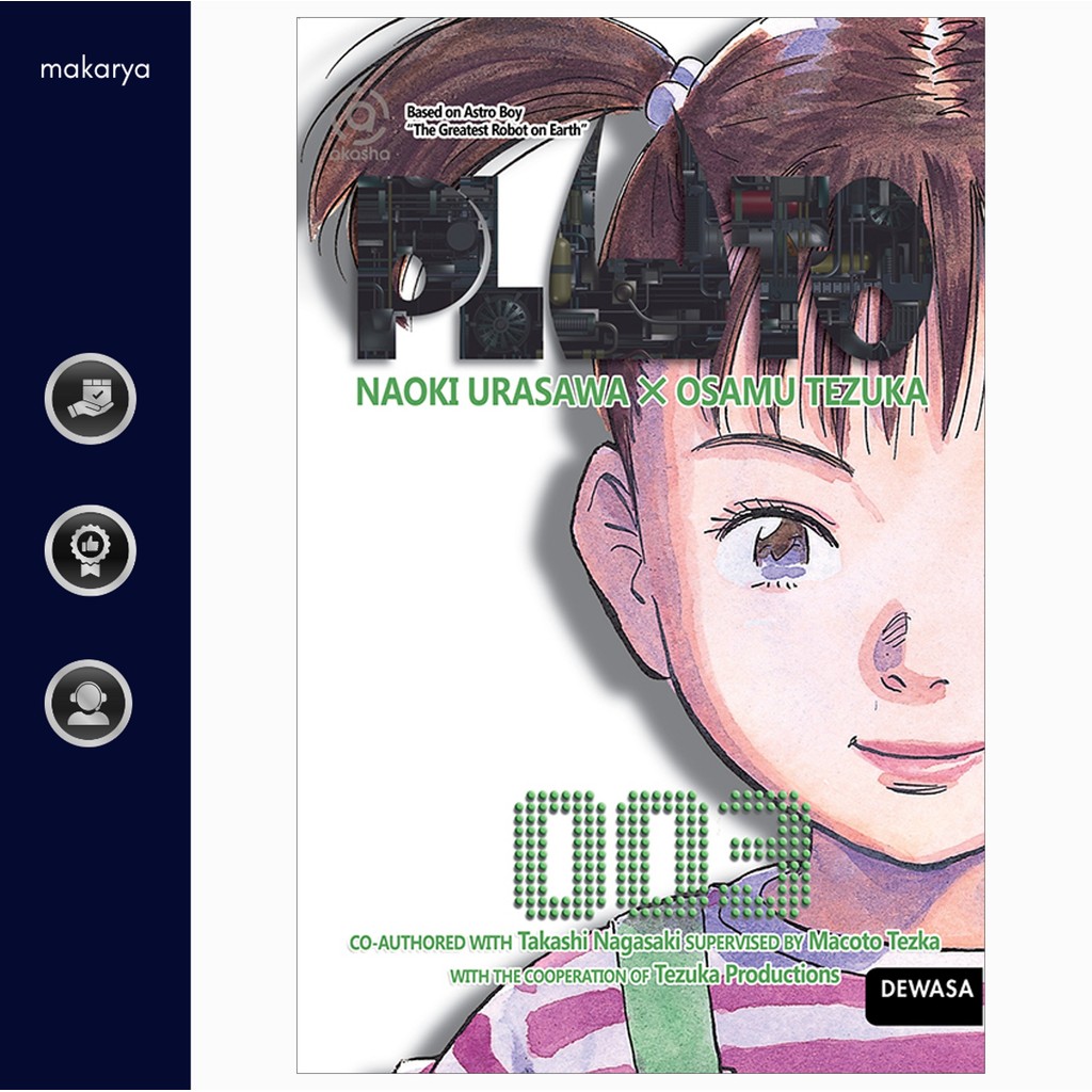 Komik Akasha : Pluto 03 (Naoki Urasawa)