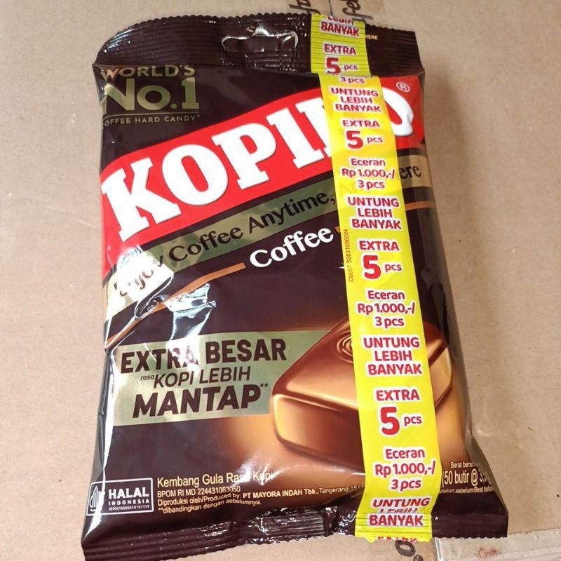 

Permen Kopiko Kopi Coffee Candy 175gr 1 Karton Isi 24pack