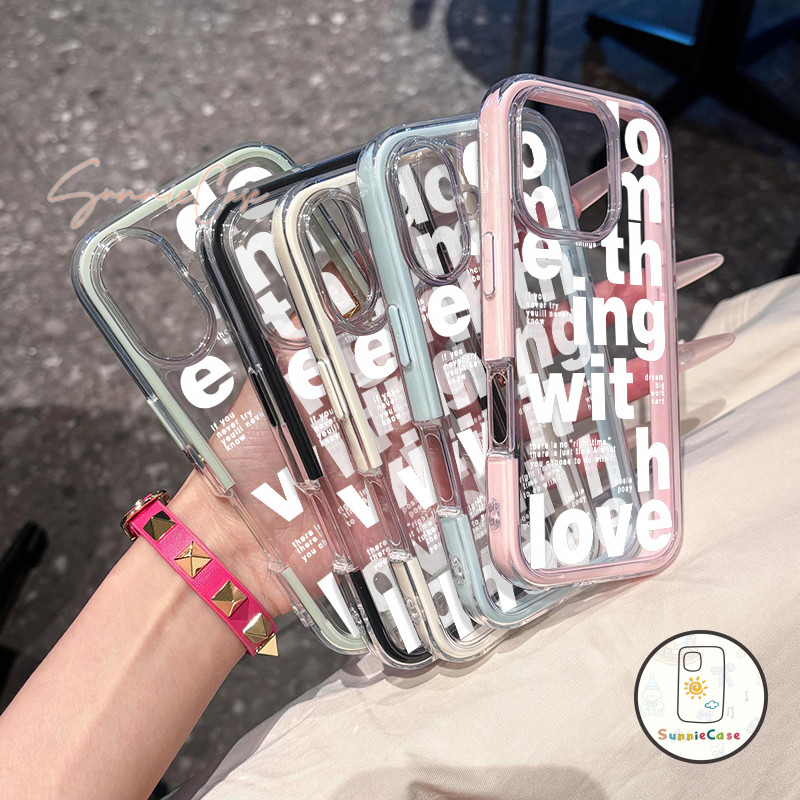 Casing Kompatibel Untuk IPhone 17 16 15 12 13 11 14 Pro Max 16 15 14 Plus Tag Bahasa Inggris Berkat 