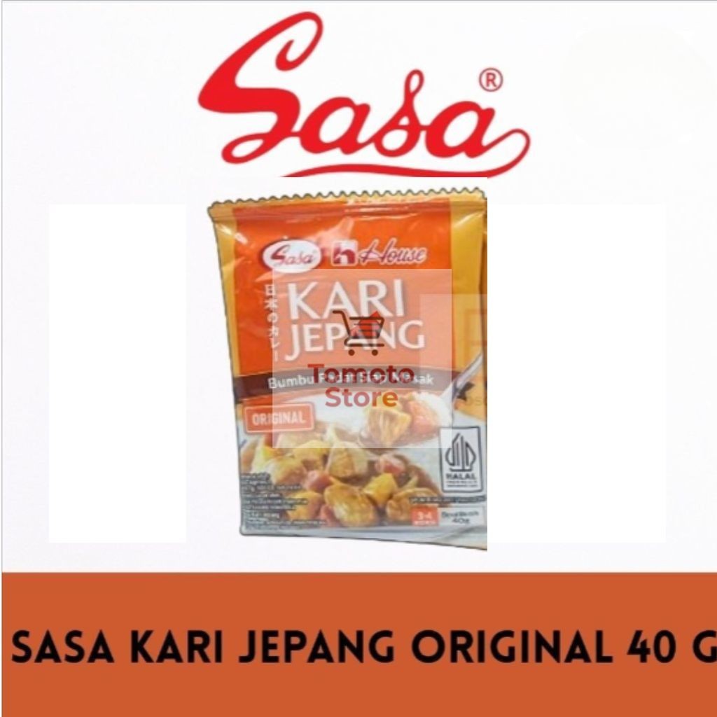 

✨ TOMOTOSTORE ✨ SASA Kari Jepang Bumbu Padat Siap Masak Original 40 gr
