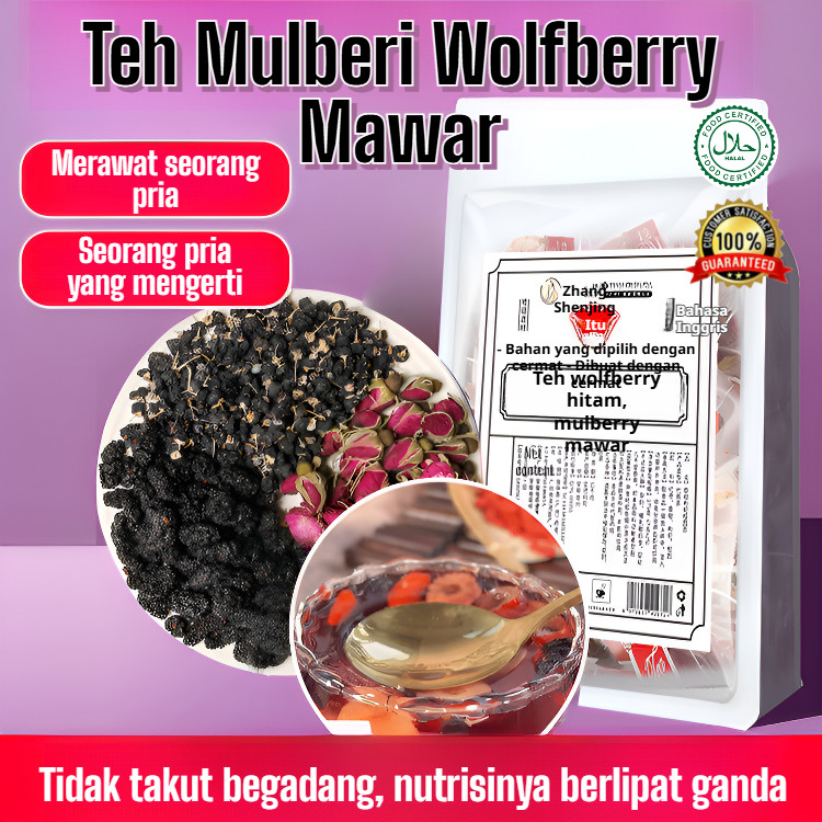 

⚡️【Pengiriman Cepat 24 Jam】⚡️(5g*15 Sachet) Teh Mulberry Goji Kurma Merah/Teh Longan Goji Anti Lelah Begadang/Teh Sehat Perawatan Tubuh Mulberry Mawar Goji/Teh Penyegar Musim Panas Menghilangkan Panas Melindungi Hati/Teh Tradisional Goji Kurma Merah