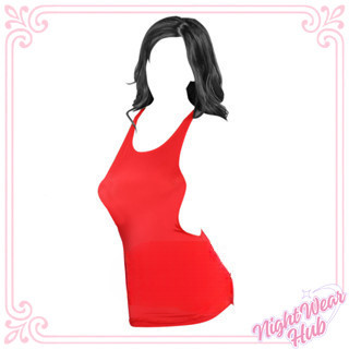 nightwearhub Lingerie Wanita Sexy Pakaian Baju Dinas Malam Open Crotch Style Korea 1364