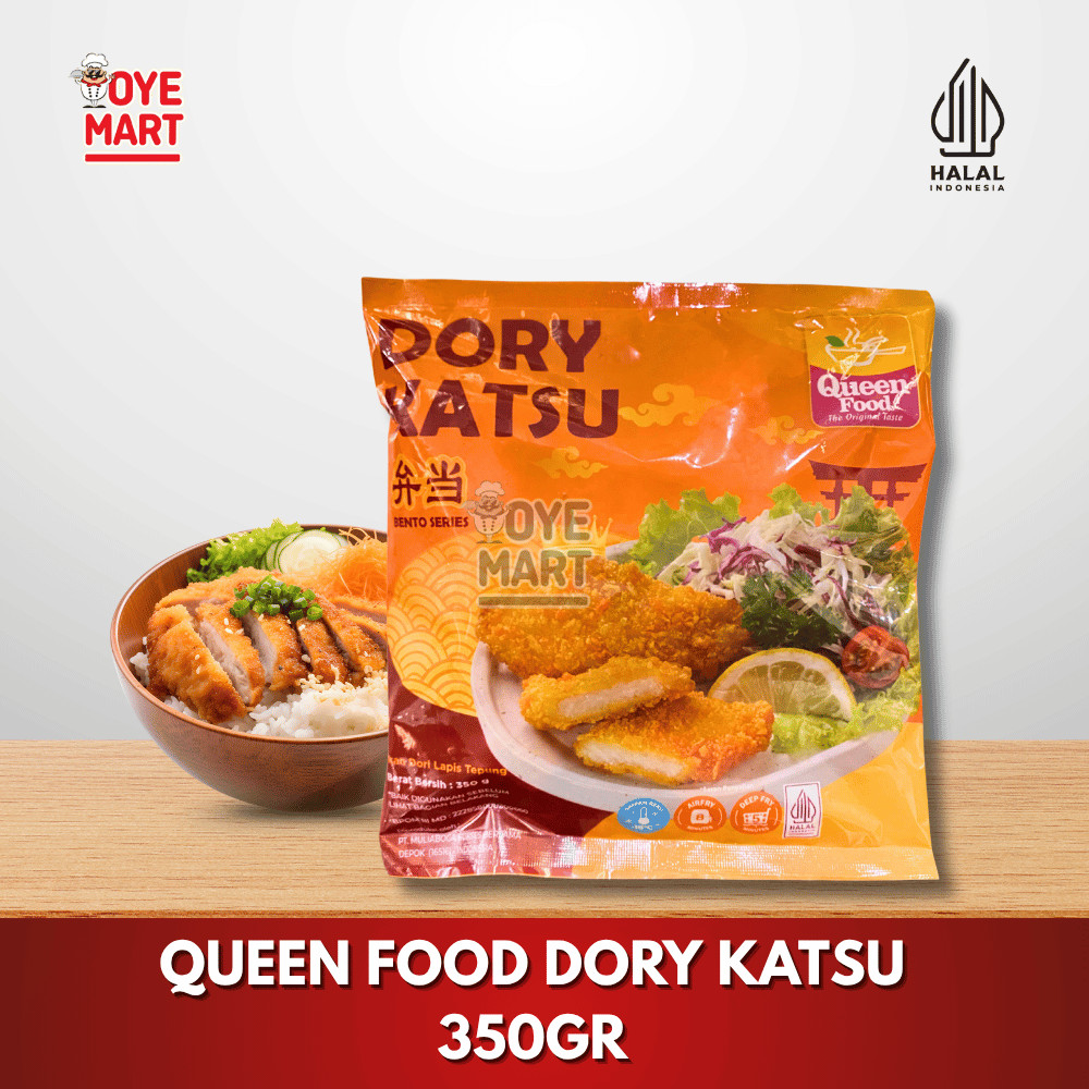 

QUEEN FOOD DORY KATSU 350GR / KATSU IKAN DORI