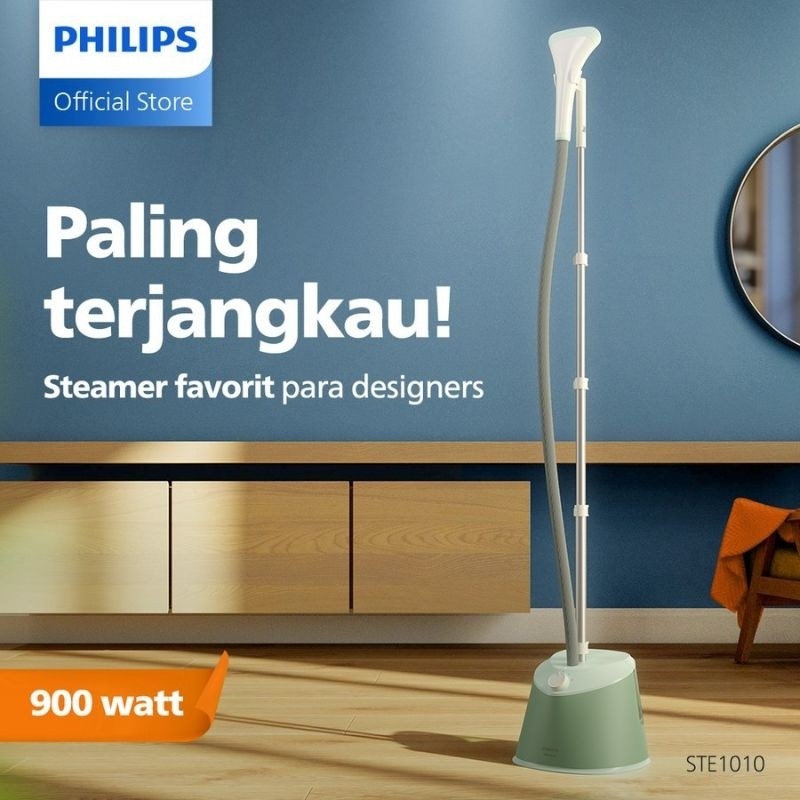PHILIPS GARMENT STEAMER 1000 SERIES HIJAU STE1010/75 STE 1010 STE1010 /75 SETRIKA UAP KAIN STANDING 