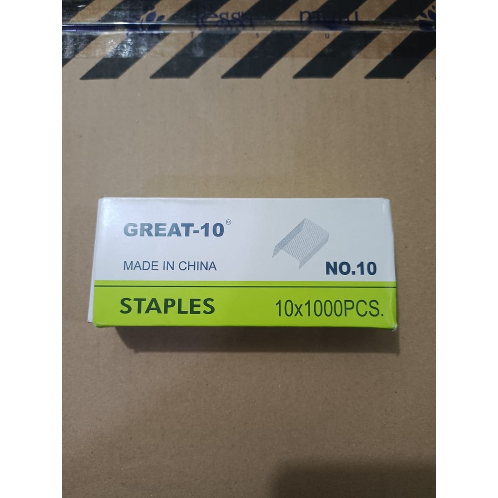 

Isi Staples Great Wall No.10 1 box isi 10 pack