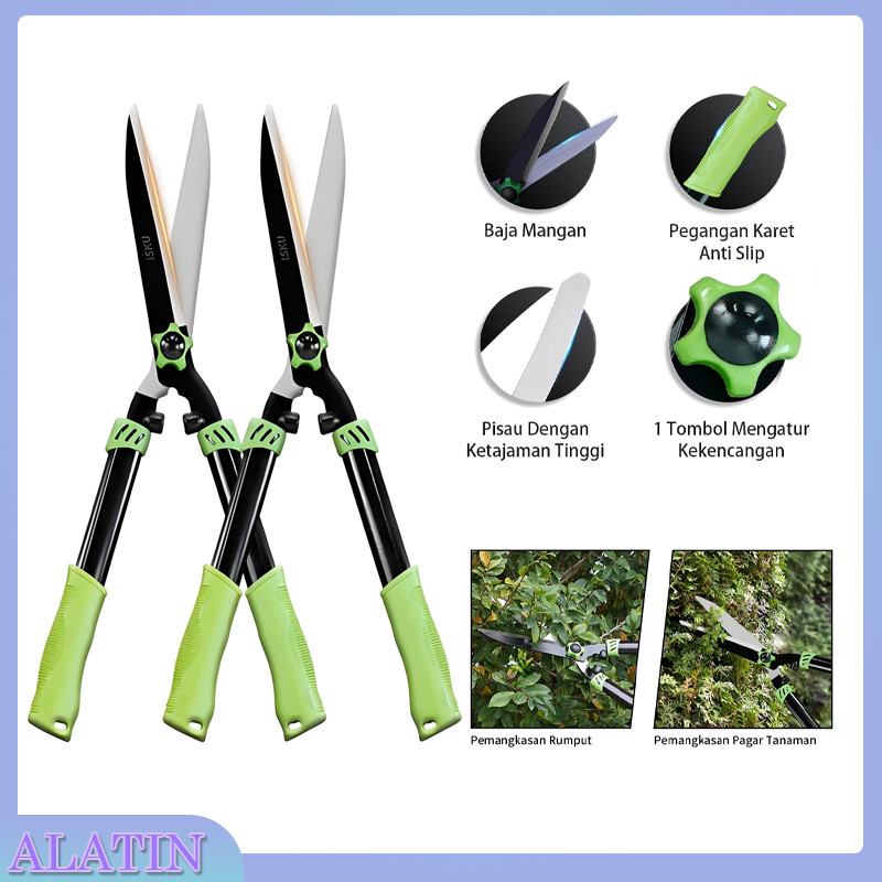 Gunting Rumput Besar - Gunting Pagar Tanaman Dahan Bunga Daun Taman Berkebun / Alat Berkebun Rumput 