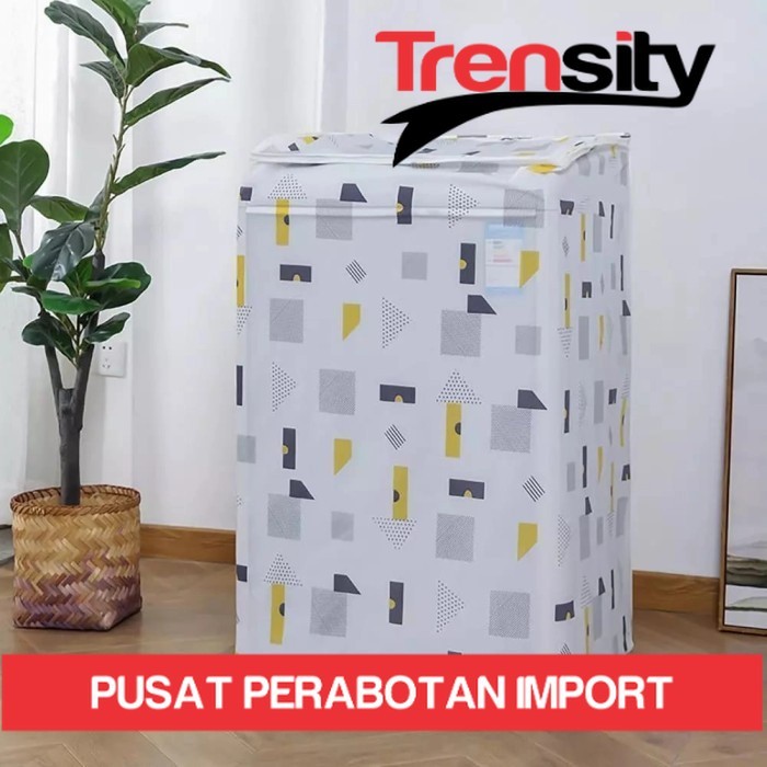 Kain Mesin Cuci Size Besar 10kg Cover Mesin Cuci 10 kg  Tutup Atas Sarung Kain Pelindung Mesin Cuci 