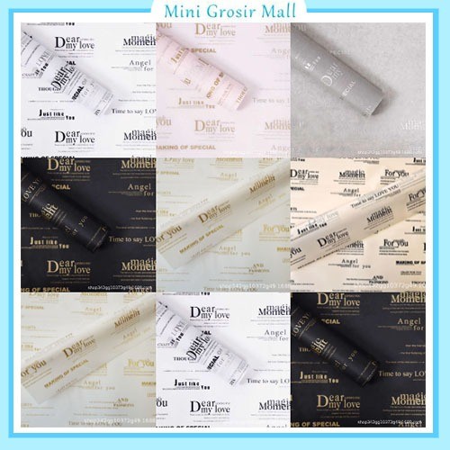 

PROMO!20 Lembar Kertas buket bunga wajik Flower wrapping paper KB6248READY