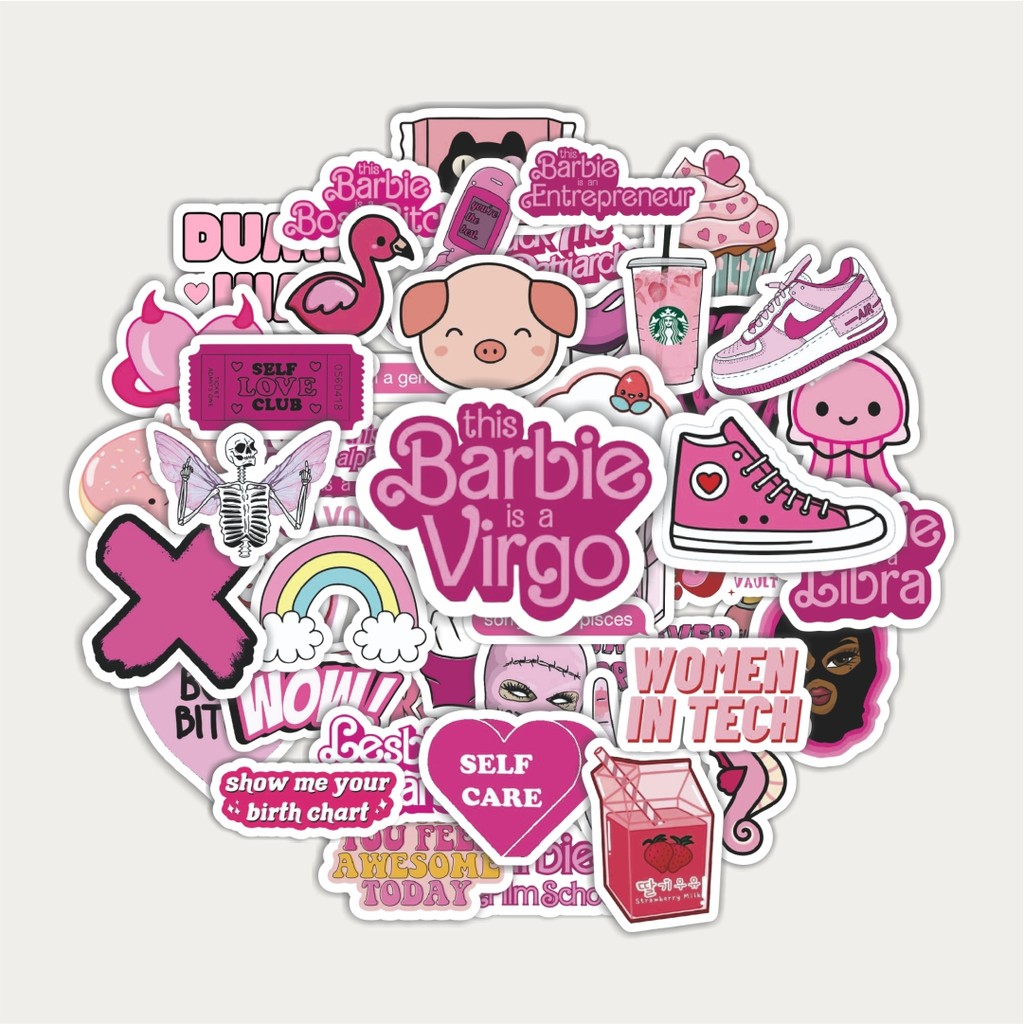 

Sticker Pack Stiker Pink Aesthetic Pinterest V3 | Sticker TUMBLR | Stiker LAPTOP KOPER HELM