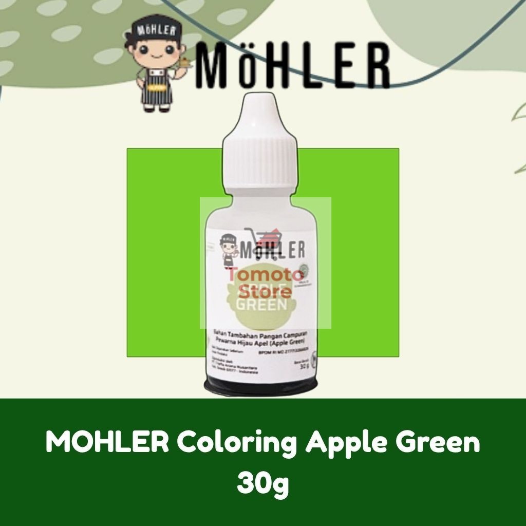 

✨ TOMOTOSTORE ✨ MOHLER Coloring Apple Green