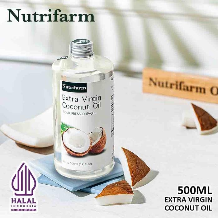 

NUTRIFARM VIRGIN COCONUT OIL 500 ML Organic Natural Alami
