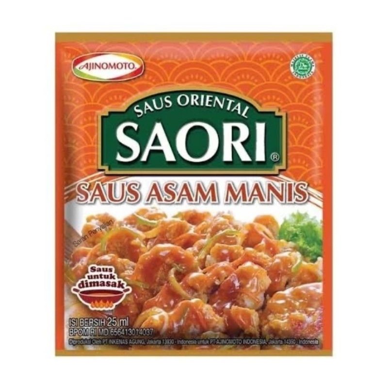 

SAORI Saus Asam Manis Sachet 25ml