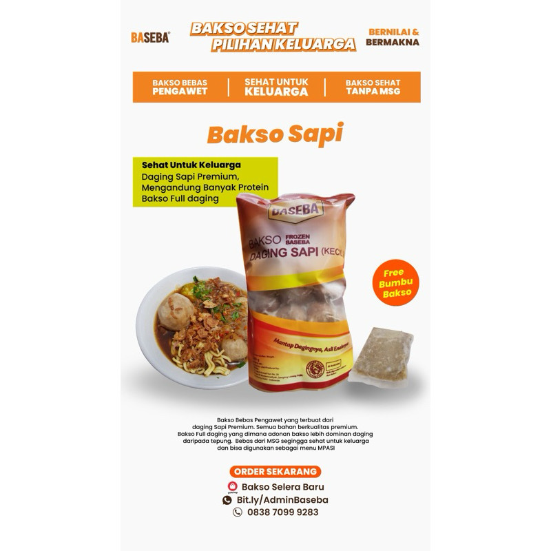 

BASEBA BAKSO KECIL DAGING SAPI