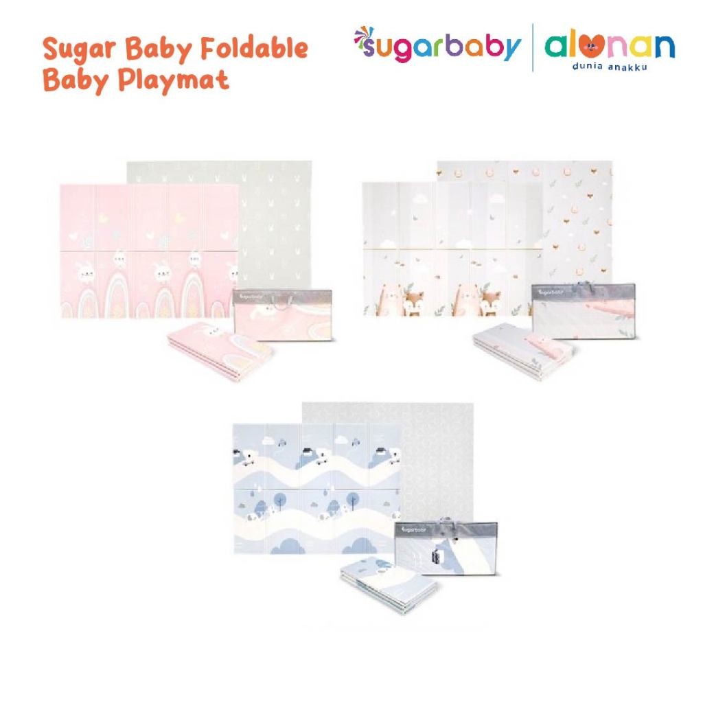 ALUNAN - Sugar Baby Foldable Baby Playmat - Karpet Bayi