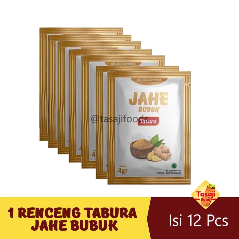 

1 Renceng Tabura Jahe Bubuk 3gr Bumbu Masak 12 Pcs