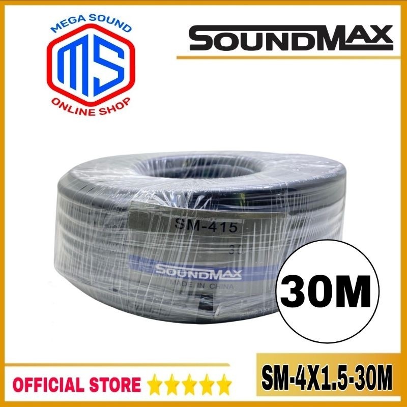 Kabel Audio Speaker 4x1.5 Soundmax Kabel isi 4 Serabut 30m