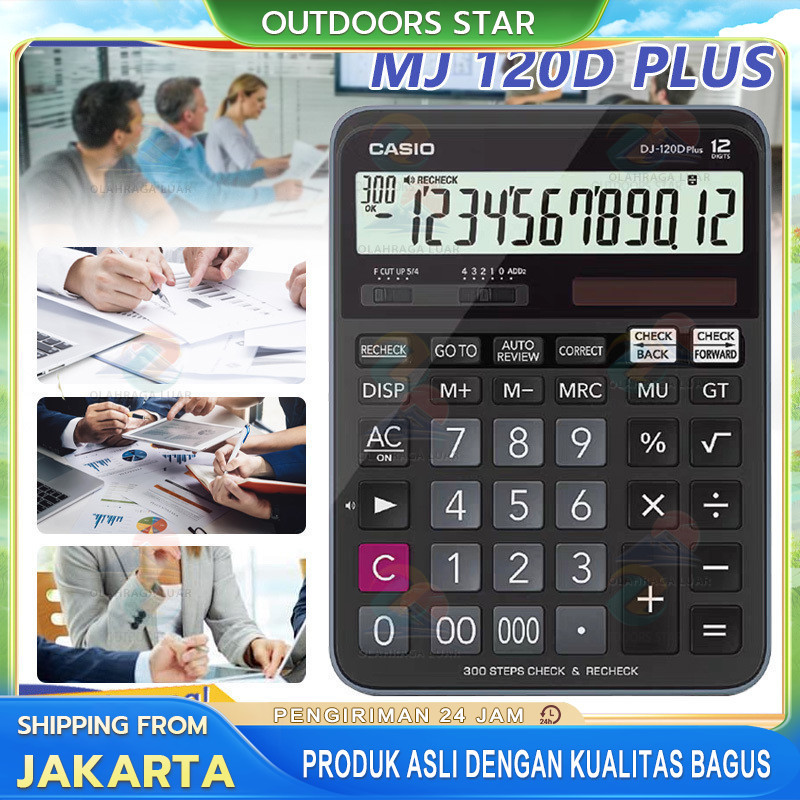

Kalkulator Casio M J 120D PLUS CHECK CORRECT Kalkulator Meja Check Correct 100% asli