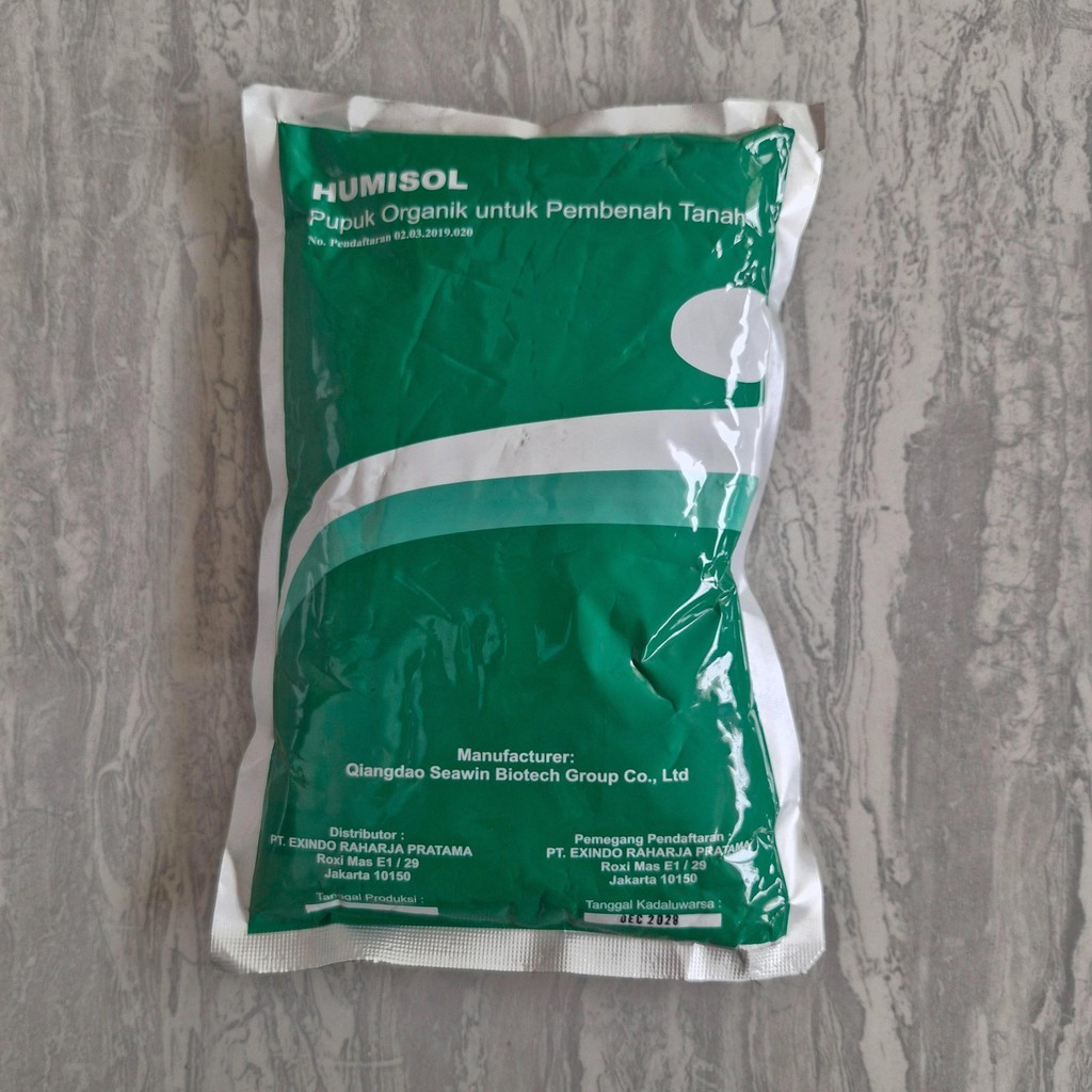 Asam Humat Humisol 500gr Asam Humat Pupuk Pembenah Tanah 500 Gr Tanaman